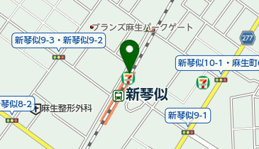 新琴似駅の地図画像