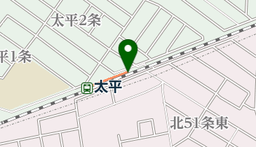 太平駅北区側自転車駐車場の地図画像