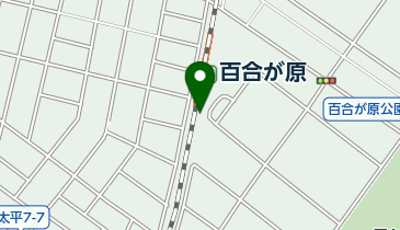 百合が原駅第3自転車駐車場の地図画像