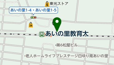 あいの里教育大駅第3自転車駐車場の地図画像