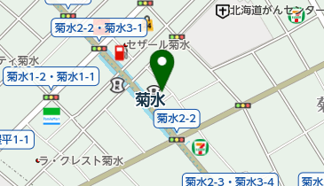 菊水駅交通局自転車駐車場の地図画像