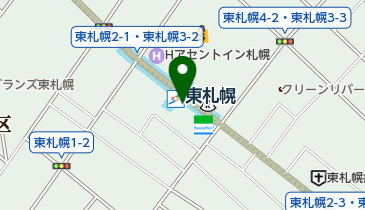 東札幌駅交通局前自転車駐車場の地図画像