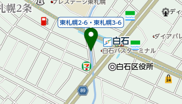 白石駅望月寒川第1自転車駐車場の地図画像