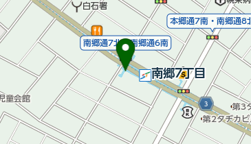 南郷7丁目駅交通局第2自転車駐車場の地図画像