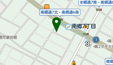 南郷7丁目駅交通局第5自転車駐車場の地図画像