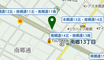 南郷13丁目駅交通局第1自転車駐車場の地図画像