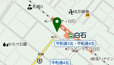 JR白石駅第3自転車駐車場の地図画像