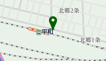 平和駅北郷自転車駐車場の地図画像