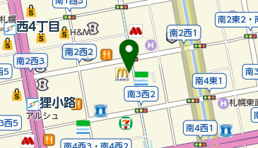 南2西2ラルズ前路上自転車等駐車場の地図画像