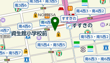 南4西4ロビンソン前路上自転車駐車場の地図画像