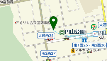 円山公園駅交通局自転車駐車場の地図画像