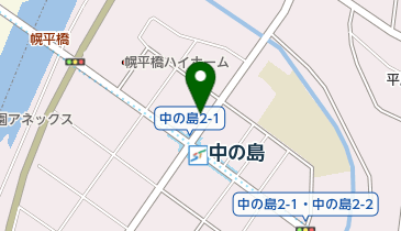 中の島駅交通局自転車駐車場の地図画像