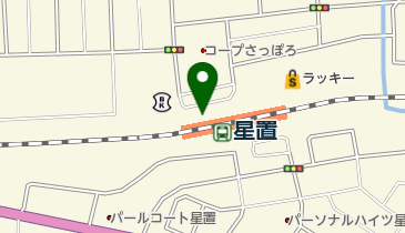 星置駅北口第3自転車駐車場の地図画像