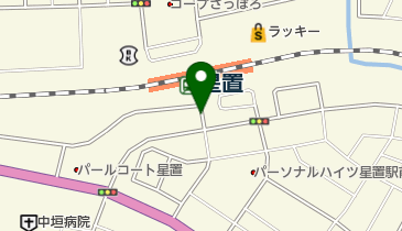 星置駅南口第5自転車駐車場の地図画像