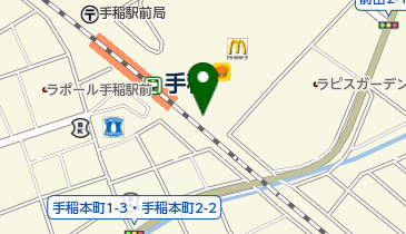 手稲駅北口第4自転車駐車場の地図画像