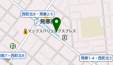 発寒南駅交通局自転車駐車場の地図画像