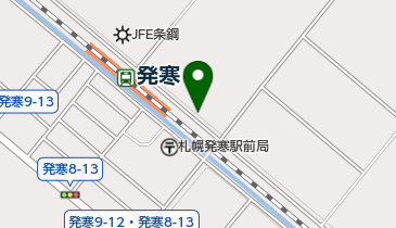 発寒駅北口第3自転車駐車場の地図画像