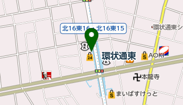 環状通東交通局第3自転車駐車場の地図画像