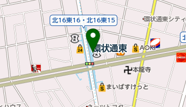 環状通東交通局第4自転車駐車場の地図画像