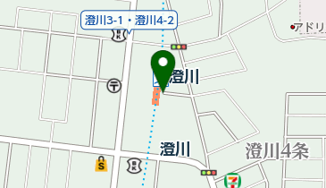 澄川駅自転車駐車場の地図画像