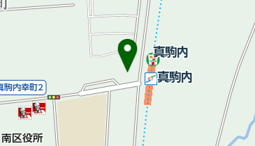 真駒内駅第1自転車駐車場の地図画像