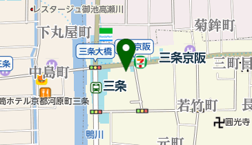 エコステーション21 京阪三条(バイク駐車場)の地図画像
