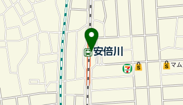 【バイク】安倍川駅駐輪場の地図画像