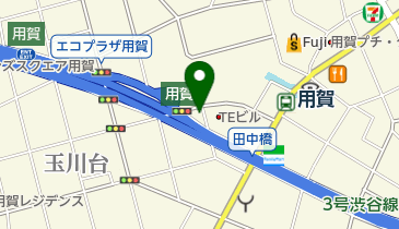 【バイク】用賀駐車場の地図画像