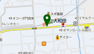 エコステーション21大和田(バイク駐車場)の地図画像