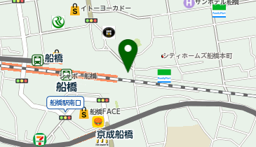 【バイク】NPBS船橋駐輪場の地図画像