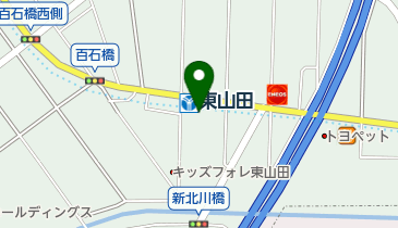 【バイク】(市営駐輪場)東山田駅駐輪場の地図画像