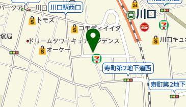 【バイク】川口西公園地下公共駐車場の地図画像