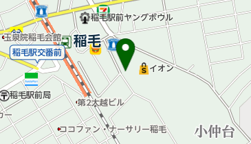 Tacyサイクルパーク稲毛サティ(バイク駐車場)の地図画像