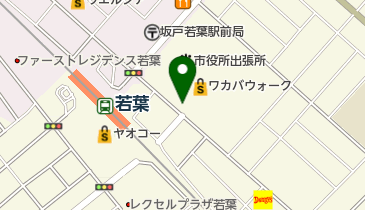 【バイク】エコステーション21 ワカバウォーク指定駐輪場(東棟)の地図画像