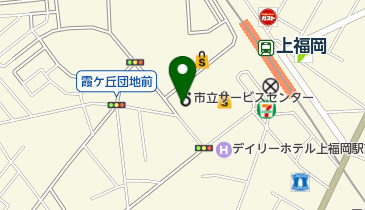 【バイク】エコステーション21 ココネ上福岡お客様駐輪場の地図画像