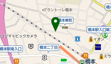 【バイク】橋本駅北口第1自転車駐車場の地図画像