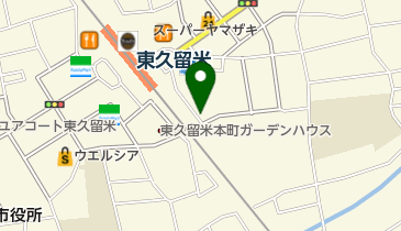 日生サイクルプラザ東久留米第1(バイク駐車場)の地図画像