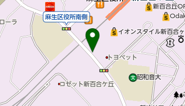 【バイク】エコステーション21イオン新百合ヶ丘ショッピングセンター駐輪場の地図画像