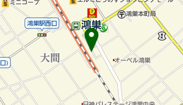 【バイク】鴻巣駅東口自転車駐車場の地図画像