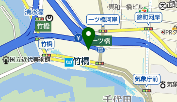 【バイク】パレスサイドビル駐車場の地図画像