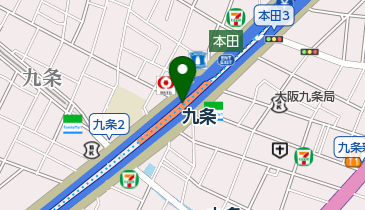 九条駅前パーキング(バイク駐車場)の地図画像