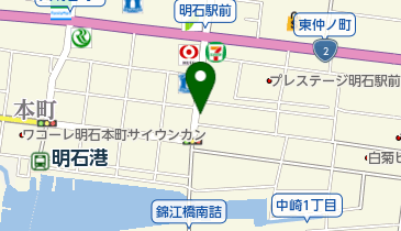 【バイク】明石駅南自転車駐車場の地図画像