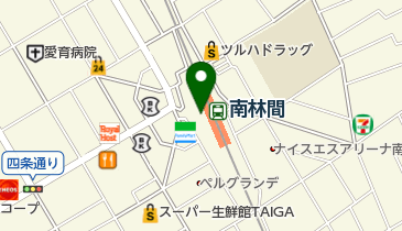 エコステーション21 南林間(バイク駐車場)の地図画像