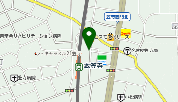 【バイク】名鉄協商パーキング 本笠寺駐輪場の地図画像