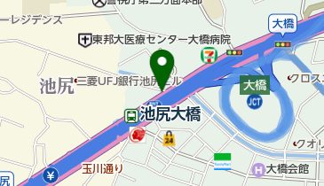 【バイク】目黒区営池尻大橋駅北口駐輪場の地図画像