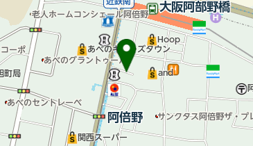 【バイク】阿倍野第一駐車場の地図画像