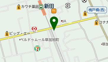 【バイク】東武ランドシステム新田第2駐輪場の地図画像