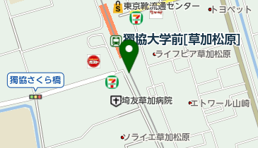 【バイク】東武ランドシステム松原第三駐輪場の地図画像