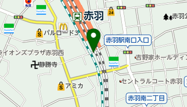 【バイク】北区立赤羽駅南口第二自転車駐車場の地図画像