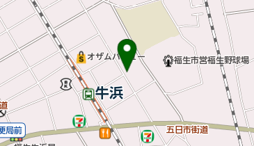 【バイク】牛浜駅東口自転車駐車場の地図画像